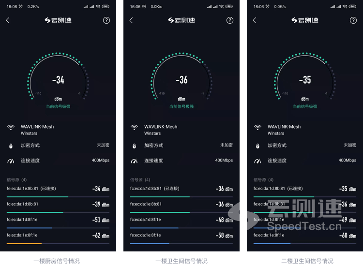 云测速测评场景实拍